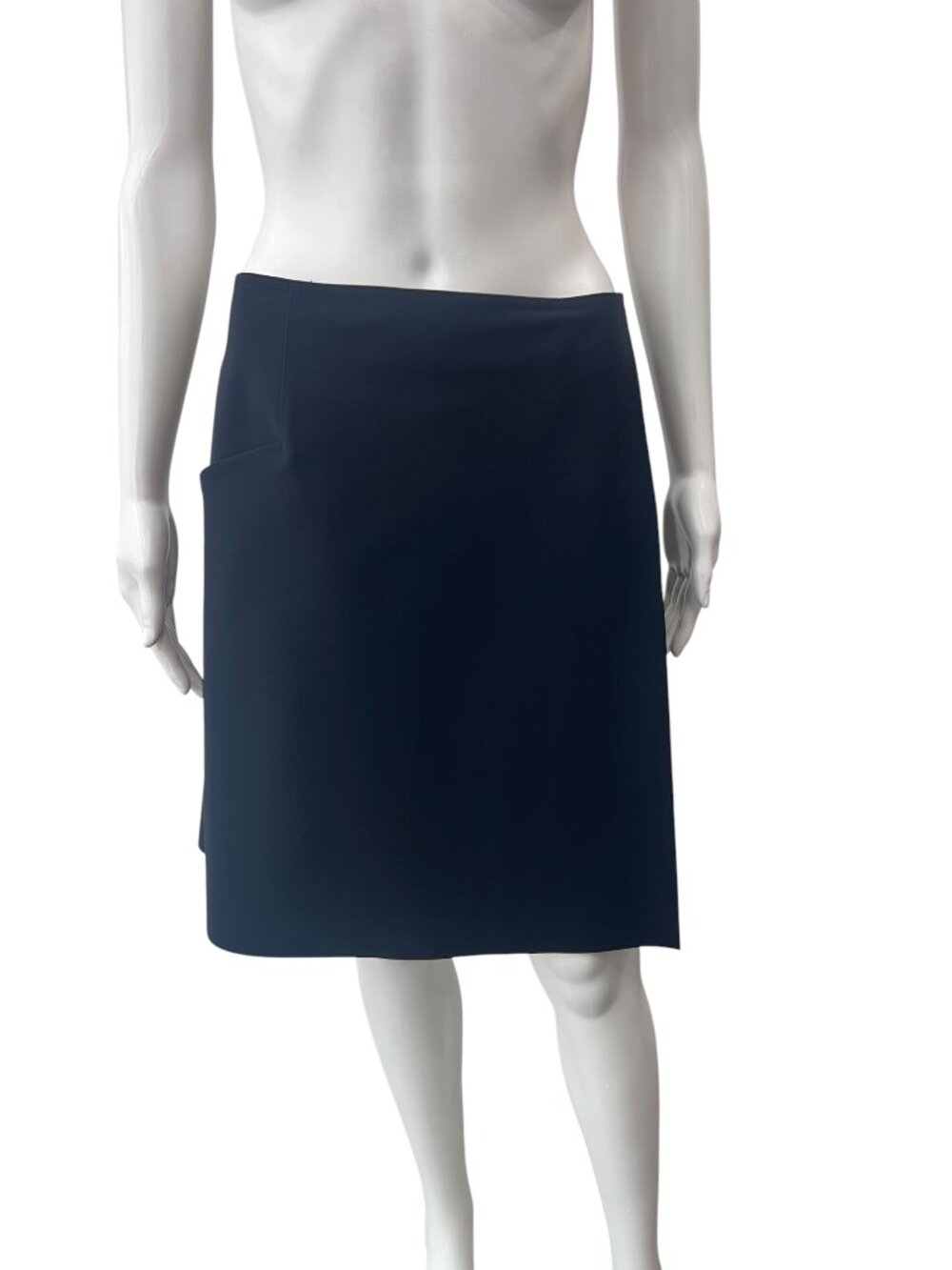 $275 NWT Maria Pinto Black Devi Midi Skirt size Large